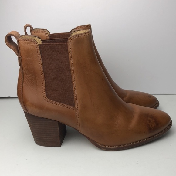 Madewell Regan Brown Leather Ankle Boots - Picture 4 of 14